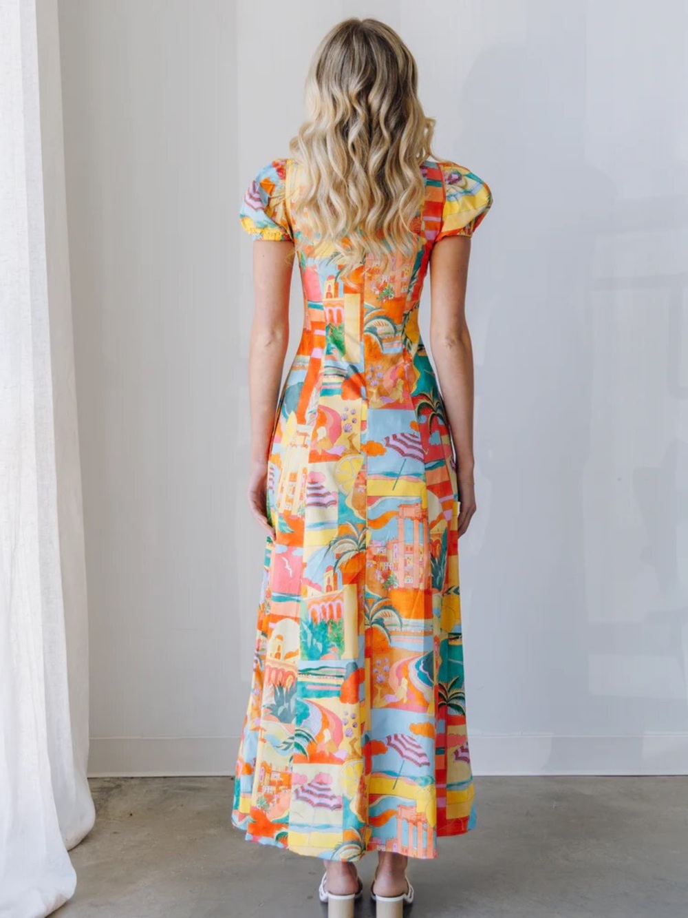 Show Me Your MuMu - NWT Winnie Maxi Dress - postcards from italia - Picture 3 of 6